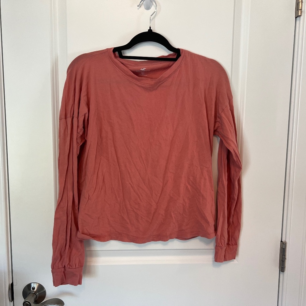 Pink Hollister Long Sleeve Shirt